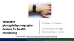 Wearable devices for health monitoring